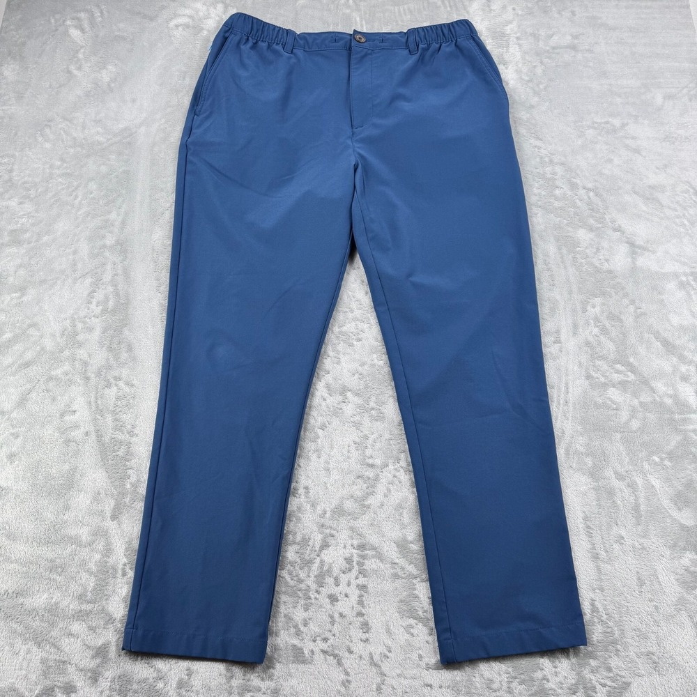 Chubbies Pants Mens  XL Blue Elastic Waist Drawstring Stretch Golf Travel